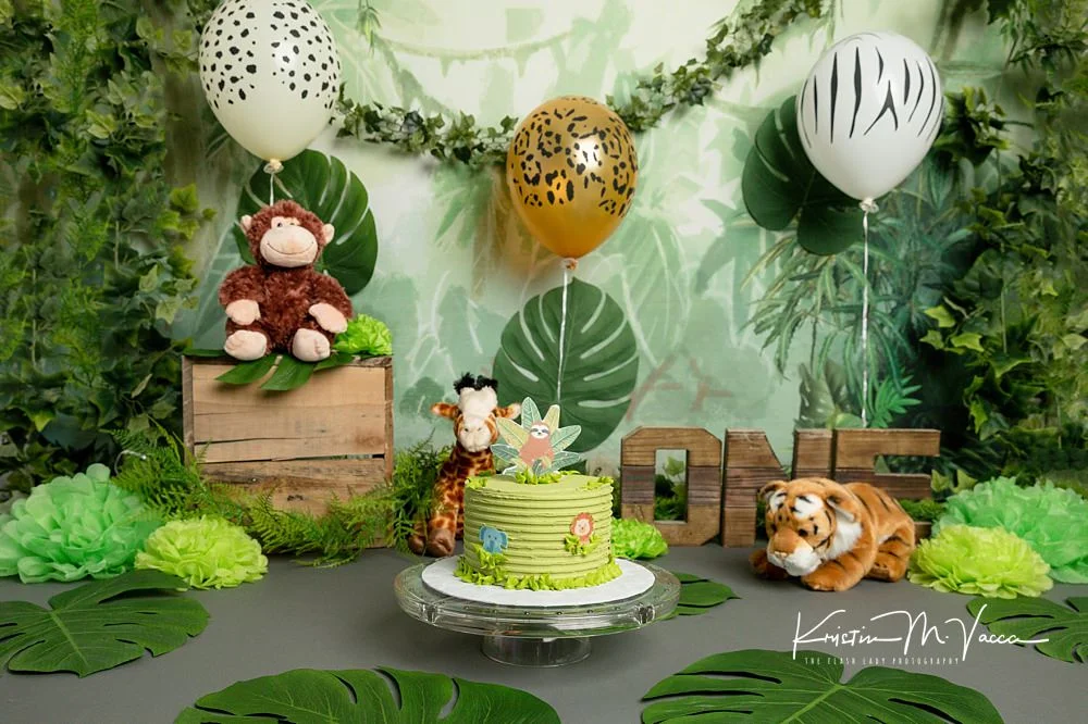 Chocolate Cake – First Birthday Jungle Cake - Aayi's Recipes