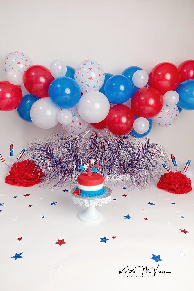Little Firecracker Cake Smash Middletown Ct Flash Lady Photography