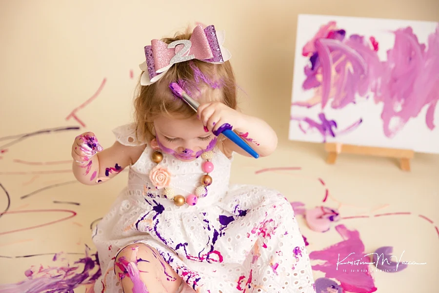 Toddler/Childrens Photoshoot - The Paint Splash